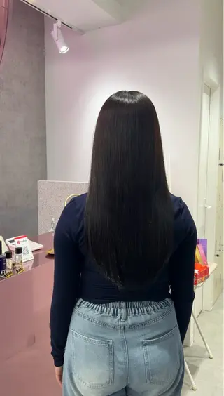 セミロング 髪質改善/縮毛矯正 山口蒼太のヘアスタイル