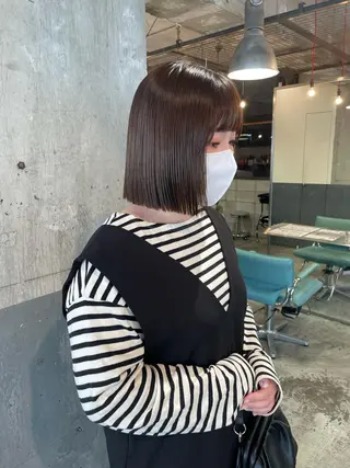 ショート カラー 海外レイヤー /NAGISAのヘアスタイル