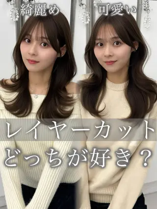ミディアム カラー ヘアアレンジ 顔周り&ミディアム 特化/池袋/kokiのヘアスタイル