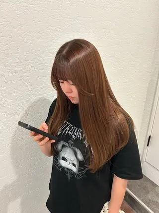 カラー 大澤 菜奈子のヘアスタイル