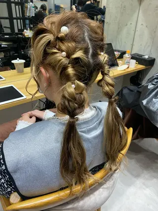 ヘアアレンジ 似合う髪型見つけます AYAKAのヘアスタイル