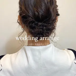 セミロング ヘアアレンジ mai 🎀 /  暖色カラー♡のヘアスタイル