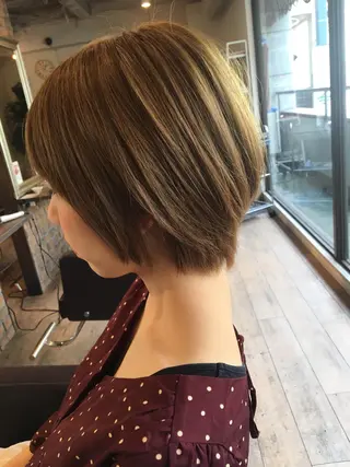 ショート カラー ヘアアレンジ 美髪・艶髪特化美容師 RYOJIのヘアスタイル