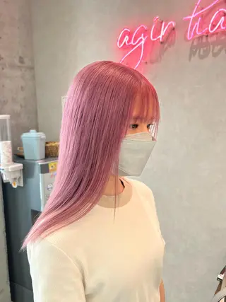 セミロング カラー パーマ ヘアアレンジ メンズ キッズ ネイル マツエク・マツパ アイブロウ 髪質改善ストレート sotaのヘアスタイル