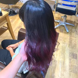 カラー 天野 利咲のヘアスタイル