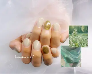 ネイル hanam nail 🌿🩵ハナムネイルのネイルデザイン