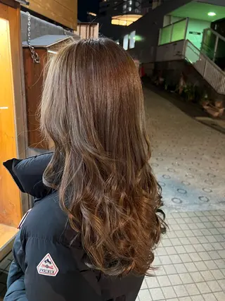 ロング カラー 【髪質改善/縮毛矯正 /カラー】ホサカのヘアスタイル