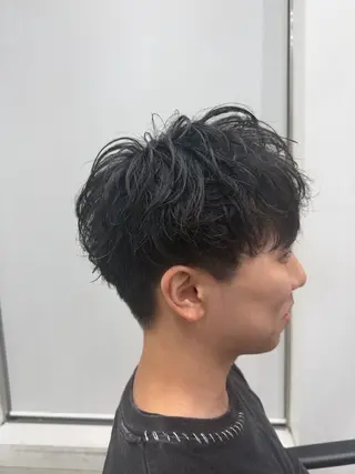 パーマ メンズ fifth天神 パーマ特化/石橋航海のヘアスタイル