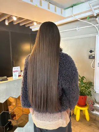 ロング カラー ヘアアレンジ 🫧ハイトーン×艶 カラー🫧 Rionのヘアスタイル