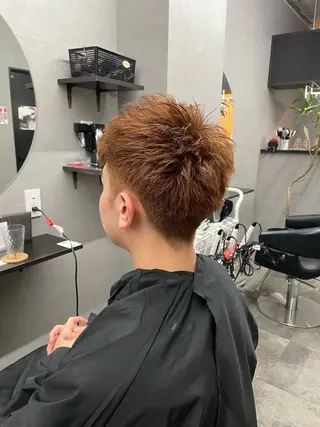 カラー メンズ 🌹ミラクル美容師 🌹ブリーチくっぽのヘアスタイル
