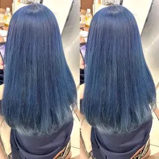 カラー ヘアメ🎀ハイトーン 🩵エクステ🪄しほのヘアスタイル