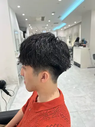 ショート パーマ メンズ 🐺韓国風メンズ特化 あさひ🐺のヘアスタイル
