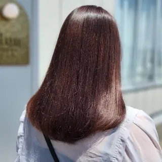 カラー セミロング シールエクステ🎀 ホシノ🕒ユウカのヘアスタイル
