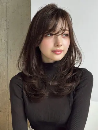 セミロング 村田 七夕のヘアスタイル