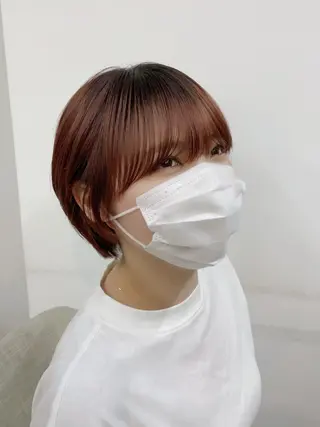 ショート カラー ヘアアレンジ ✨艶髪✨ 奈須晴香のヘアスタイル