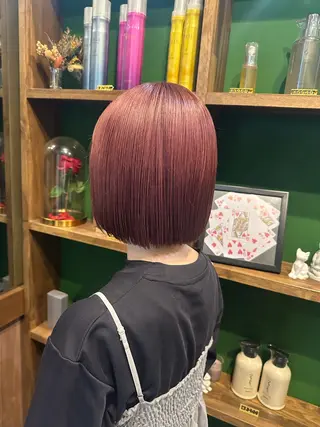 ミディアム カラー 🪼スペースサロン アラキ🪼のヘアスタイル