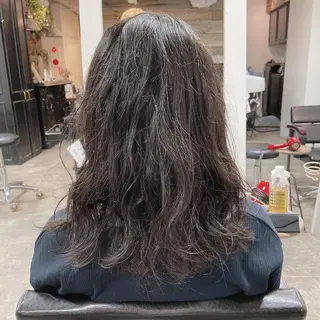 セミロング 【海外風ヘア、 似合わせ】KAEDEのヘアスタイル