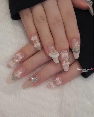 ネイル RibbonNail 南堀江のネイルデザイン