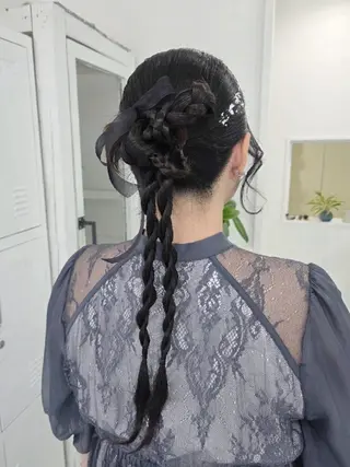 ヘアアレンジ toiro ちだしえりのヘアスタイル