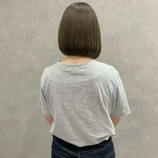 ミディアム カラー はちすか るかのヘアスタイル
