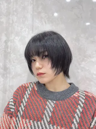 ショート カラー ショート/似合わせ/ 透明感カラー古市唯人のヘアスタイル
