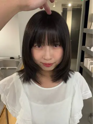 ミディアム カラー 村田 りょうやのヘアスタイル