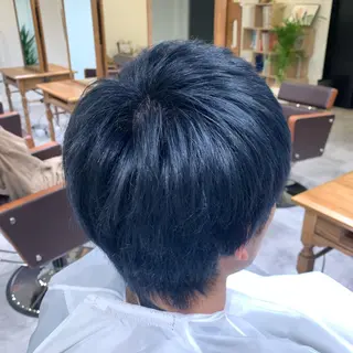 ショート カラー メンズ navile原宿 yumaのヘアスタイル
