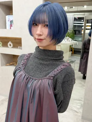 ショート カラー ブリーチ/ベージュ 💕/momoaのヘアスタイル