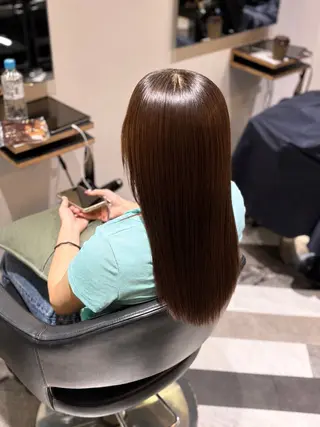 セミロング 久保 佑真のヘアスタイル