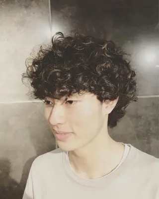 パーマ ヘアアレンジ メンズ メンズ特化✂️栗原 侑也のヘアスタイル