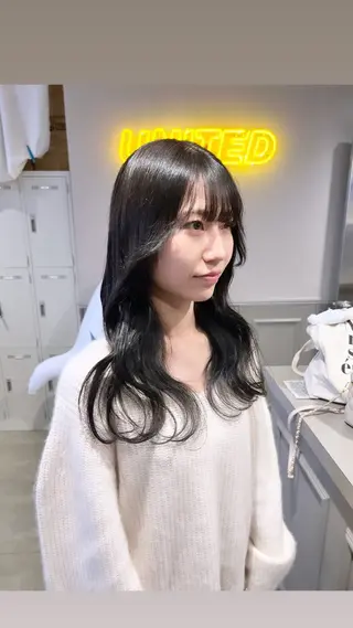 セミロング カラー パーマ ヘアアレンジ メンズ 上品＆韓国風 🥀海心🥀のヘアスタイル