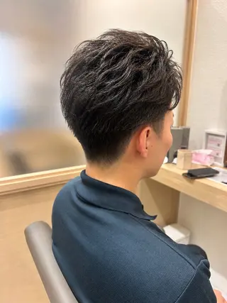 ショート パーマ メンズ 久木原 ゆりのヘアスタイル