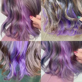 ミディアム レイヤー/艶髪カラー 森本くるみのヘアスタイル
