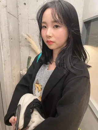 ミディアム カラー センスをお届けします 大谷将生infpのヘアスタイル