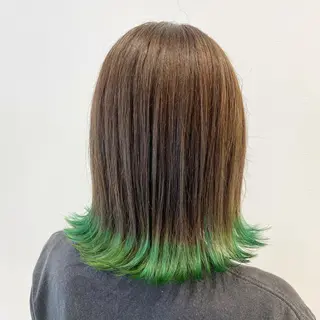 ミディアム カラー 大橋 輝久のヘアスタイル