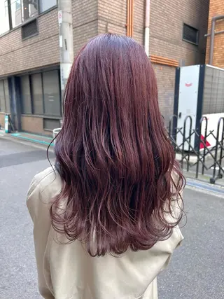 ロング 酸性ストレート/ブリ ーチなし/中村 匠のヘアスタイル