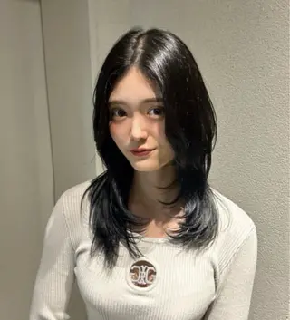 カラー 🌀くせ毛風 ナチュラルパーマ優吉のヘアスタイル