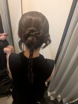 ヘアアレンジ 似合わせヘアセット＆ カット🤍野口弥生のヘアスタイル