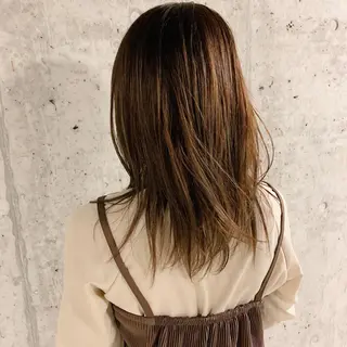 ロング カラー 中川 竜誠のヘアスタイル
