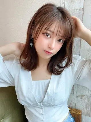 ミディアム カラー ☺︎ Naomiのヘアスタイル