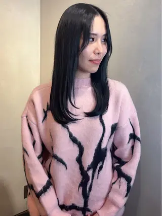セミロング カラー Aya/四条烏丸/ 酸性ストレートのヘアスタイル