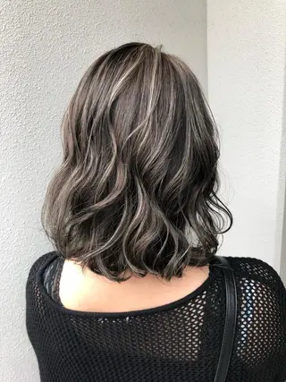 セミロング 青山 健のヘアスタイル