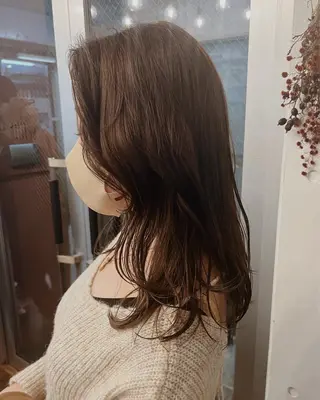 セミロング カラー パーマ ヘアアレンジ ショートヘア原宿 fifth コシのヘアスタイル