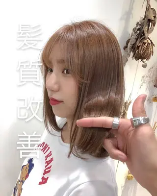 カラー パーマ Ash 店長 山下達也のヘアスタイル