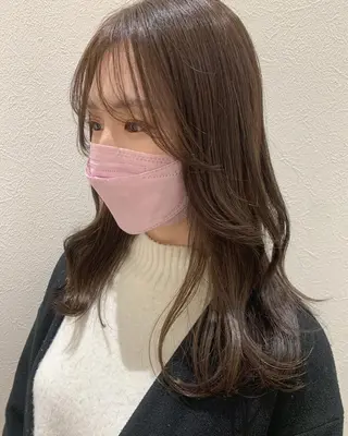 ロング カラー hubhair レイヤー/透明感のヘアスタイル
