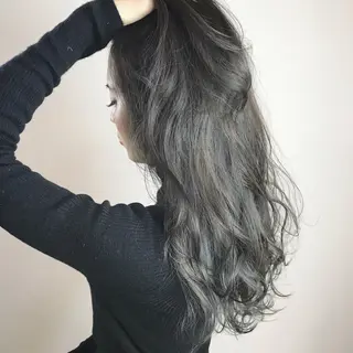 ロング MORISAKI ✂︎縮毛矯正のヘアスタイル