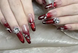 ネイル By moonネイル 🌷ワンホン/韓国風のネイルデザイン