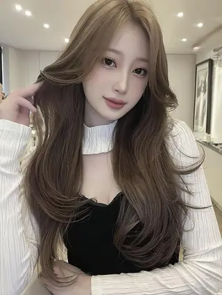 セミロング FOCUS JAPAN4のヘアスタイル
