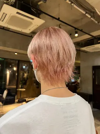 ショート カラー ヘアアレンジ メンズ 美髪/透明感/レイヤ ーTATSUKI☘️のヘアスタイル
