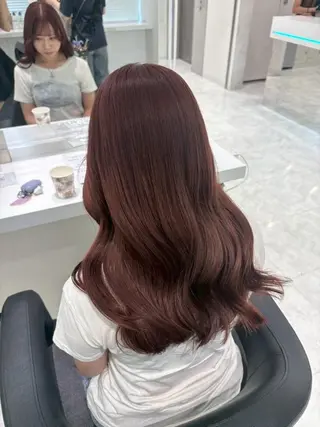 カラー モデル募集🪞ナチュ ラル韓国レイヤー🪞のヘアスタイル